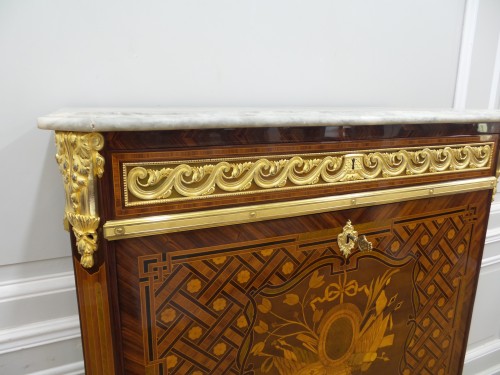 Mobilier Bureau et Secrétaire - Secrétaire Louis XVI estampillée S Oeben