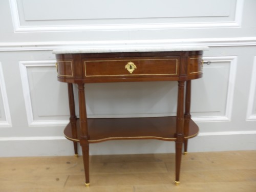 Mobilier Console - Console d'époque Louis XVI en acajou