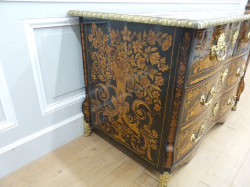 Mobilier Commode - Commode Mazarine d'époque Louis XIV