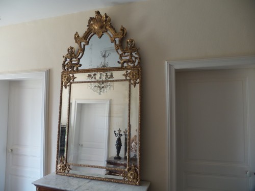 Miroir d'époque Régence - Miroirs, Trumeaux Style Régence
