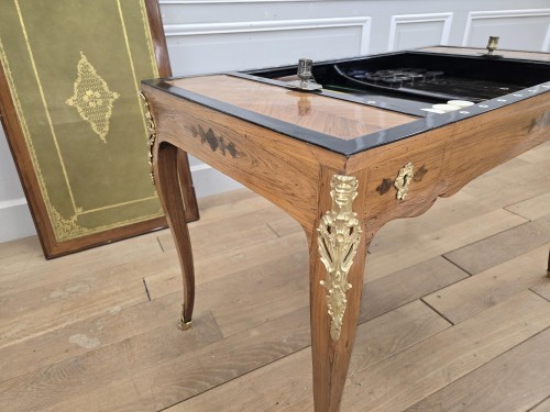 Table tric -trac d'époque Louis XV - Mobilier Style Louis XV