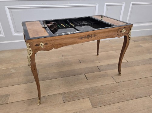 Table tric -trac d'époque Louis XV - Louis XV