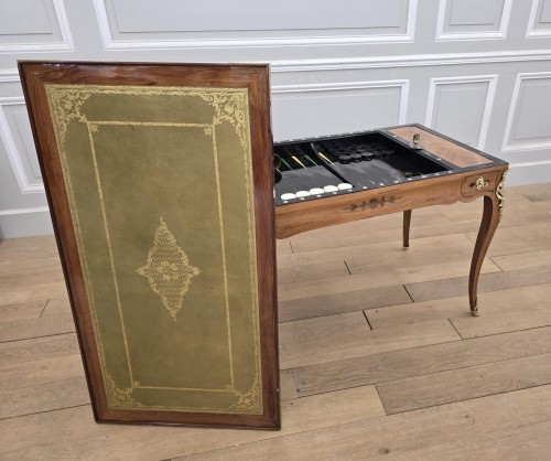 Louis XV - Table tric -trac d'époque Louis XV