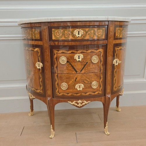 XVIIIe siècle - Commode d'époque Transition