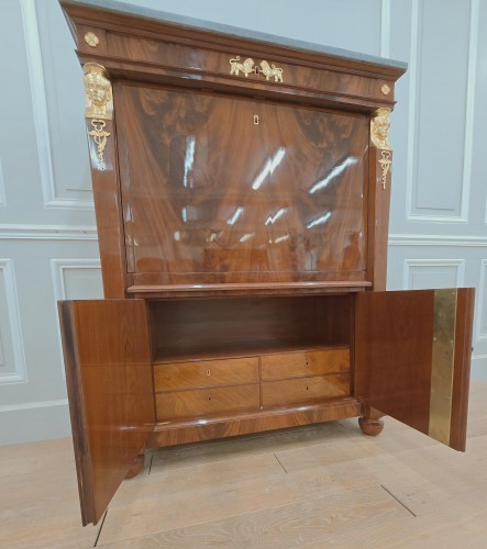 Secrétaire d'époque Empire estampillée B.Molitor - Mobilier Style Empire