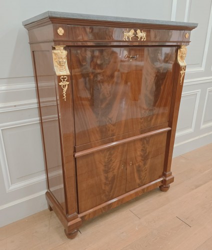XIXe siècle - Secrétaire d'époque Empire estampillée B.Molitor