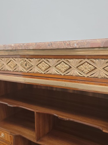 Secrétaire d'époque Louis XVI estampillé Marchand - La Jurande