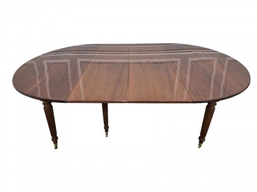 Grande table en acajou 19e siècle