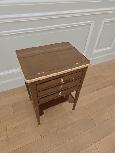 XVIIIe siècle - Table chiffonnière à la Tronchin estampillée Joseph Gengenbach 