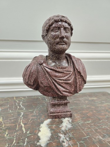 Buste en porphyre XIXème siècle