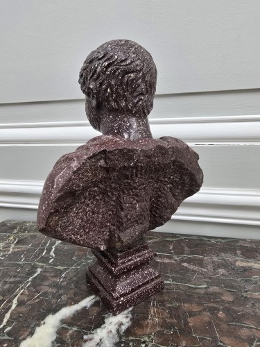 Buste en porphyre XIXème siècle - La Jurande