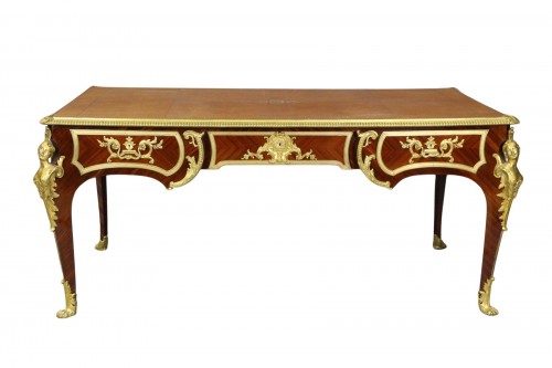 Sormani - Bureau Plat fin XIXe de style Régence