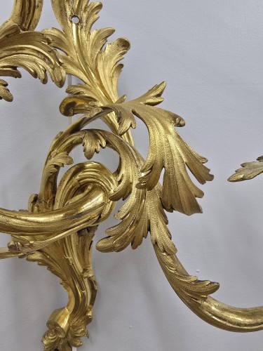 Luminaires Appliques - Paire d'appliques d'époque Louis XV