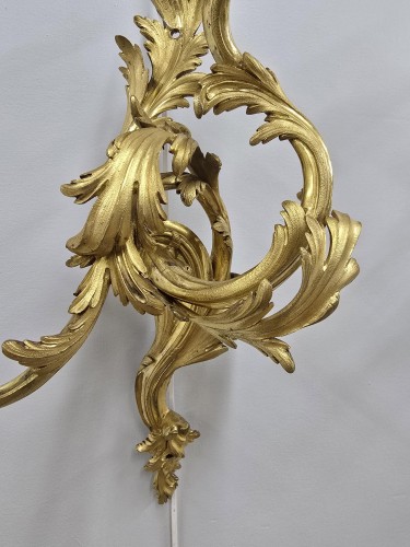 Paire d'appliques d'époque Louis XV - La Jurande