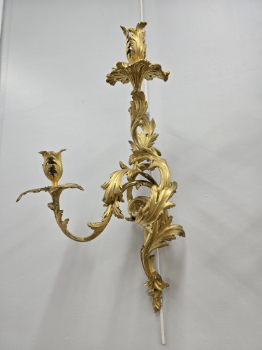 XVIIIe siècle - Paire d'appliques d'époque Louis XV