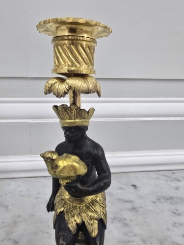 Pair of Directoire candlesticks - Directoire
