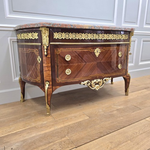 Commode d'époque Transition estampillée RVLC - Mobilier Style Transition