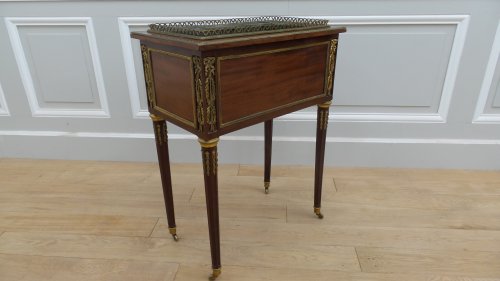 Mobilier Meuble d'appoint - Jardinière d'époque Louis XVI en acajou de Stockel