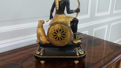 XIXe siècle - Pendule de l 'Afrique époque Restauration