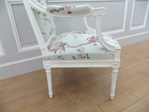 Sièges Fauteuil & Bergère - Fauteuils Louis XVI estampillés Henry Jacob