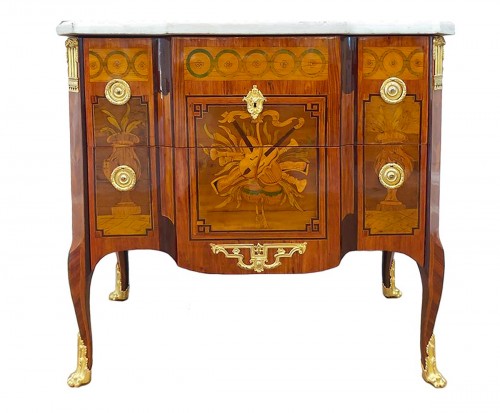 Commode d'époque Transition estampillée M. OHNEBERG