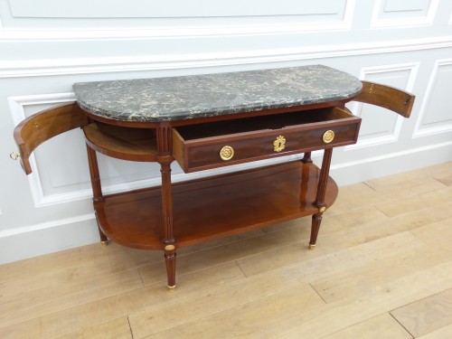 Mobilier Console - Console Louis XVI estampillée Denis-Louis Ancellet