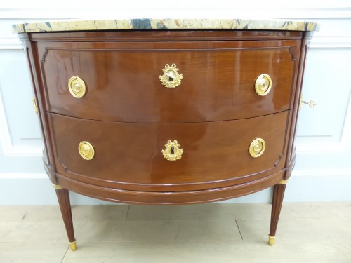 Louis XVI - Commode demi-lune Louis XVI