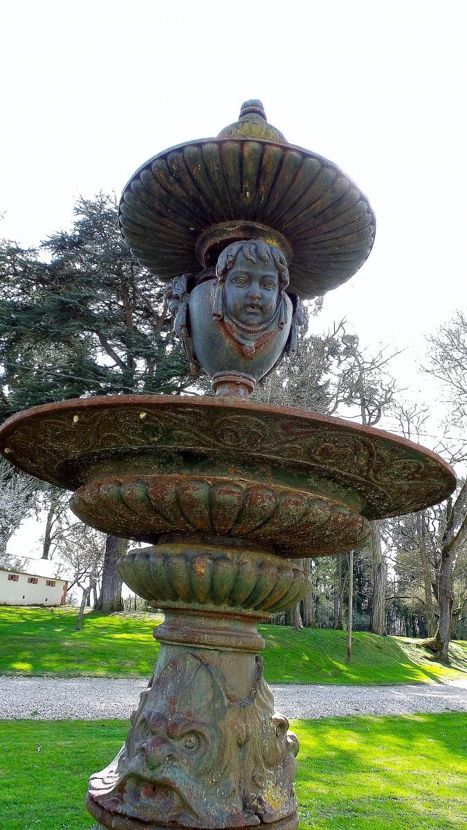 Fontaine de bassin en fonte, fin XIXe - N.72890