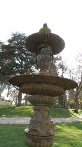 Matériaux & Architecture Ornements de jardin - Fontaine de bassin en fonte, fin XIXe