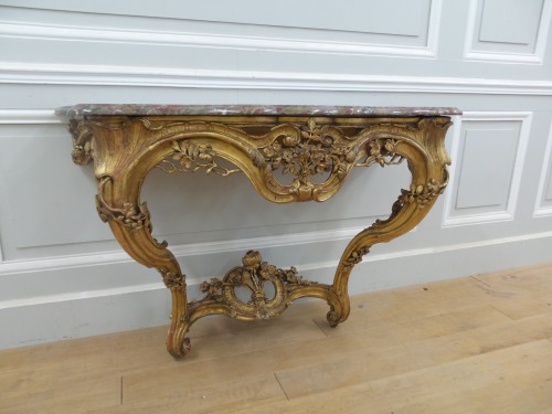 Mobilier Console - Console Louis XV