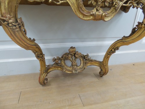 XVIIIe siècle - Console Louis XV