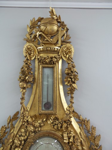 Baromètre d'époque Louis XVI - Objet de décoration Style Louis XVI