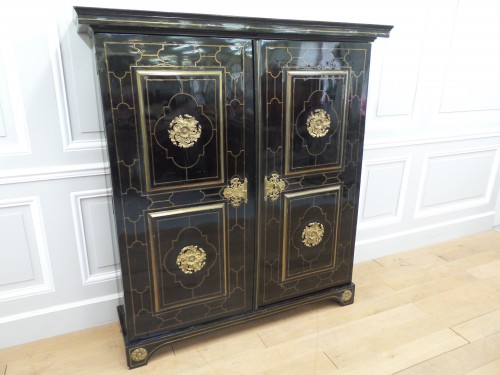 18th century - Louis XIV Cabinet in ebony