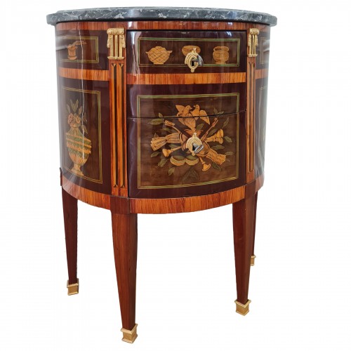 Commode Demi-lune époque Louis XVI