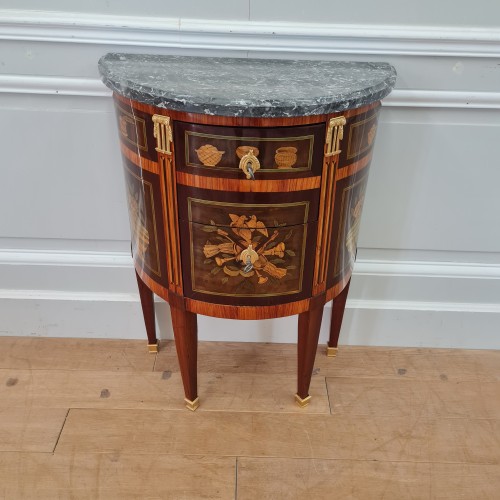 Commode Demi-lune époque Louis XVI - La Jurande