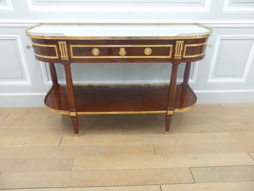 Console d'époque Louis XVI Estampillée F.schey - La Jurande
