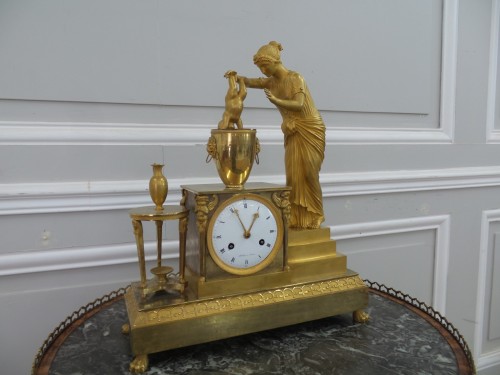 Bronze Empire clock - Horology Style Empire
