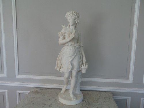 Allégorie du printemps - Stefano Galletti (1833-1905) - Sculpture Style Napoléon III