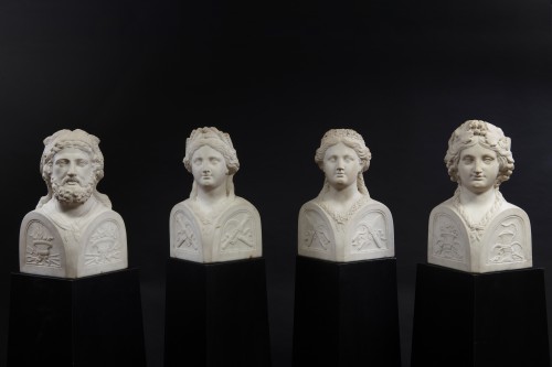 Les Quatre saisons - Italie début 19e - Sculpture Style 