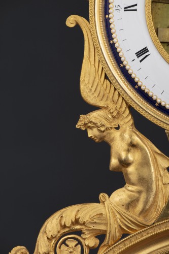 XVIIIe siècle - Gaillard á Lyon - Pendule squelette