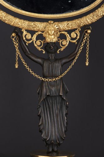 Objet de décoration Cassolettes, coupe et vase - Psyché en bronze
