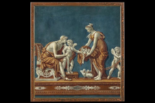 Antiquités - Pair of paintings on paper
