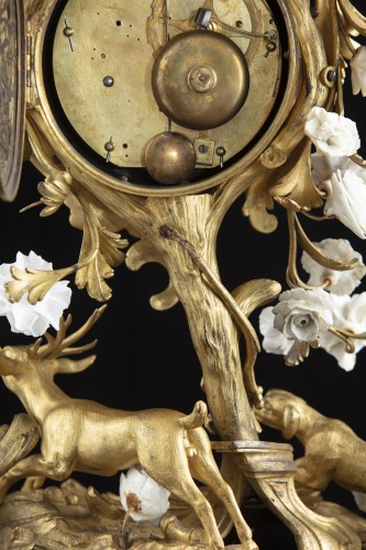 Horlogerie Pendule - POICHET a Paris - Pendule Louis XV