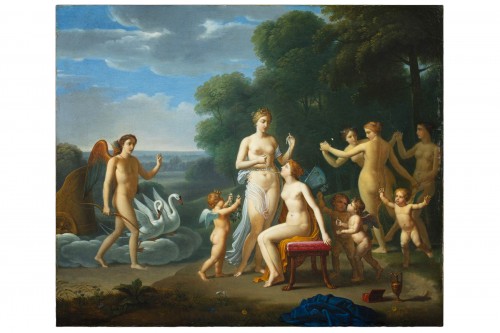 Allegory of love, French School of the 18th century