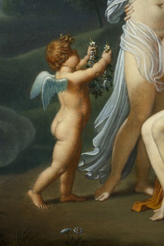 Allegory of love, French School of the 18th century - Paintings & Drawings Style 