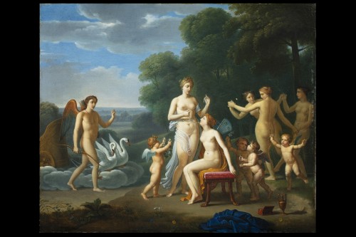 Allegory of love, French School of the 18th century - 