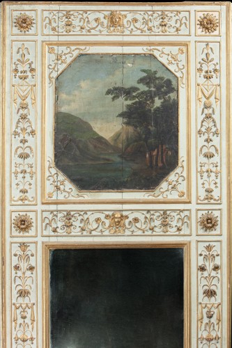 Pair wooden mirrors Louis XVI - 