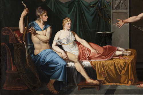 La réprimande d’Hector á Paris - E. DUPUOY 1813 - Galerie Francesco De Rosa