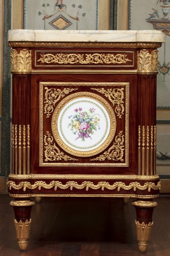 19th century - Late 19th century chest of drawers, after a model by G. BENNEMAN