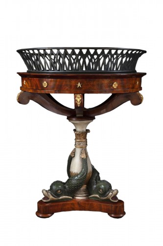 Wood planter Empire